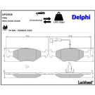 Delphi Bremsbelagsatz, Scheibenbremse LP1415