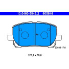 13.0460-5846.2 Bremsbelagsatz, Scheibenbremse 13.0460-5846.2 Bremsbelagsatz, Scheibenbremse