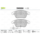 Valeo | Bremsbelagsatz, Scheibenbremse | 598996