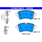 13.0460-2646.2 Bremsbelagsatz, Scheibenbremse