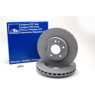 ATE 24.0125-0110.1 Bremsscheibe 288mm, 5x112,0, Belüftet, beschichtet, legiert/hochgekohlt