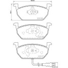Brembo | Bremsbelagsatz, Scheibenbremse | P 85 137X