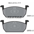 Textar Bremsbelagsatz, Scheibenbremse Q+ 2263101