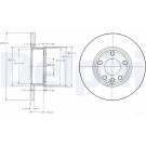 Delphi | Bremsscheibe | BG2898