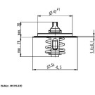 Wahler | Thermostat, Kühlmittel | 410396.82D
