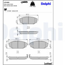 Delphi | Bremsbelagsatz, Scheibenbremse | LP1665