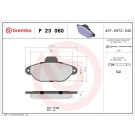 Brembo | Bremsbelagsatz, Scheibenbremse | P 23 060