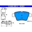13.0460-3851.2 Bremsbelagsatz, Scheibenbremse