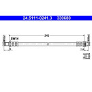24.5111-0241.3 Bremsschlauch