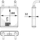 Mahle | Wärmetauscher, Innenraumheizung | AH 132 000P Mahle | Wärmetauscher, Innenraumheizung | AH 132 000P
