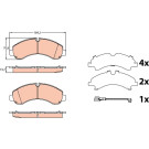 GDB3645 Bremsbelagsatz, Scheibenbremse GDB3645 Bremsbelagsatz, Scheibenbremse