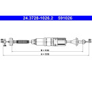 24.3728-1026.2 Seilzug, Kupplungsbetätigung 24.3728-1026.2 Seilzug, Kupplungsbetätigung