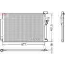 Denso | Kondensator, Klimaanlage | DCN20040