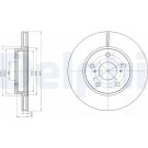 Delphi | Bremsscheibe | BG4232