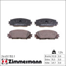 Zimmermann Bremsbelagsatz, Scheibenbremse 24451.155.1 Zimmermann Bremsbelagsatz, Scheibenbremse 24451.155.1
