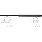 2110356 Gasfeder, Koffer-/Laderaum