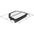 BOSCH F 026 400 203 Luftfilter