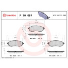 P 10 057 Bremsbelagsatz, Scheibenbremse PRIME LINE