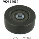 SKF | Umlenk-/Führungsrolle, Keilrippenriemen | VKM 34034