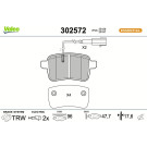 Valeo Bremsbelagsatz, Scheibenbremse ESSENTIAL 302572