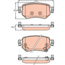 GDB3632 Bremsbelagsatz, Scheibenbremse GDB3632 Bremsbelagsatz, Scheibenbremse