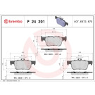 Brembo | Bremsbelagsatz, Scheibenbremse | P 24 201