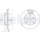 Delphi | Bremsscheibe | BG3171