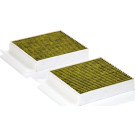 MANN-FILTER FP 25 034-2 Innenraumfilter FreciousPlus Aktivkohlefilter mit Polyphenol, antibakteriell, Feinstaubfilter (PM 2.5) MANN-FILTER FP 25 034-2 Innenraumfilter FreciousPlus Aktivkohlefilter mit Polyphenol, antibakteriell, Feinstaubfilter (PM 2.5)