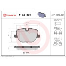 Brembo | Bremsbelagsatz, Scheibenbremse | P 44 025