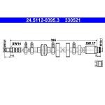 ATE 24.5112-0395.3 Bremsschlauch ATE 24.5112-0395.3 Bremsschlauch