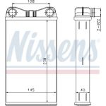 Wärmetauscher, Innenraumheizung 70227 Wärmetauscher, Innenraumheizung 70227