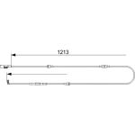 BOSCH 1 987 473 580 Warnkontakt, Bremsbelagverschleiß BOSCH 1 987 473 580 Warnkontakt, Bremsbelagverschleiß