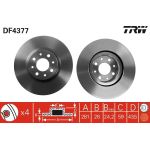 Bremsscheibe DF4377