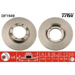 TRW DF1952 Bremsscheibe