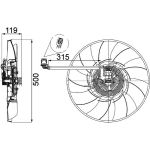 Lüfter, Motorkühlung CFF 469 000P