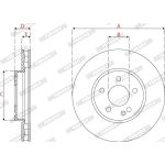 Bremsscheibe DDF2792C