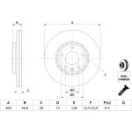 Bremsscheibe 0 986 479 B69 Bremsscheibe 0 986 479 B69