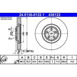 Bremsscheibe 24.0136-0122.1