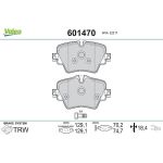 Valeo 601470 Bremsbelagsatz, Scheibenbremse Valeo 601470 Bremsbelagsatz, Scheibenbremse