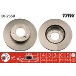 TRW DF2559 Bremsscheibe TRW DF2559 Bremsscheibe