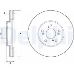 Delphi BG4687 Bremsscheibe Delphi BG4687 Bremsscheibe