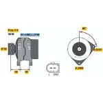 BOSCH 0 124 315 007 Generator