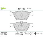 Valeo 601729 Bremsbelagsatz, Scheibenbremse Valeo 601729 Bremsbelagsatz, Scheibenbremse