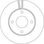 TRW DF6417 Bremsscheibe TRW DF6417 Bremsscheibe