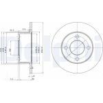 Bremsscheibe BG2747 Bremsscheibe BG2747