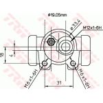 Radbremszylinder BWD129 Radbremszylinder BWD129