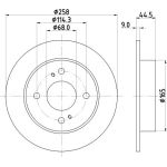 Bremsscheibe 8DD 355 105-171 Bremsscheibe 8DD 355 105-171