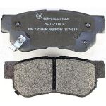 Metzger 1170119 Bremsbelagsatz, Scheibenbremse Metzger 1170119 Bremsbelagsatz, Scheibenbremse