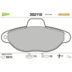 Valeo 302110 Bremsbelagsatz, Scheibenbremse ESSENTIAL