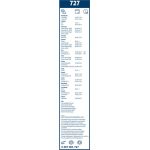 BOSCH 727 Scheibenwischer Twin 3 397 001 727